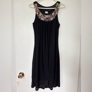 🎉4/30$🎉 Suzy Shier Embellished Black Dress - Size M